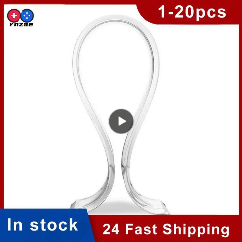

Fashionable Display Stand Versatile Easy To Use Headphone Stand Modern Durable Over-ear Headphone Stand Save Space Acrylic Fiber