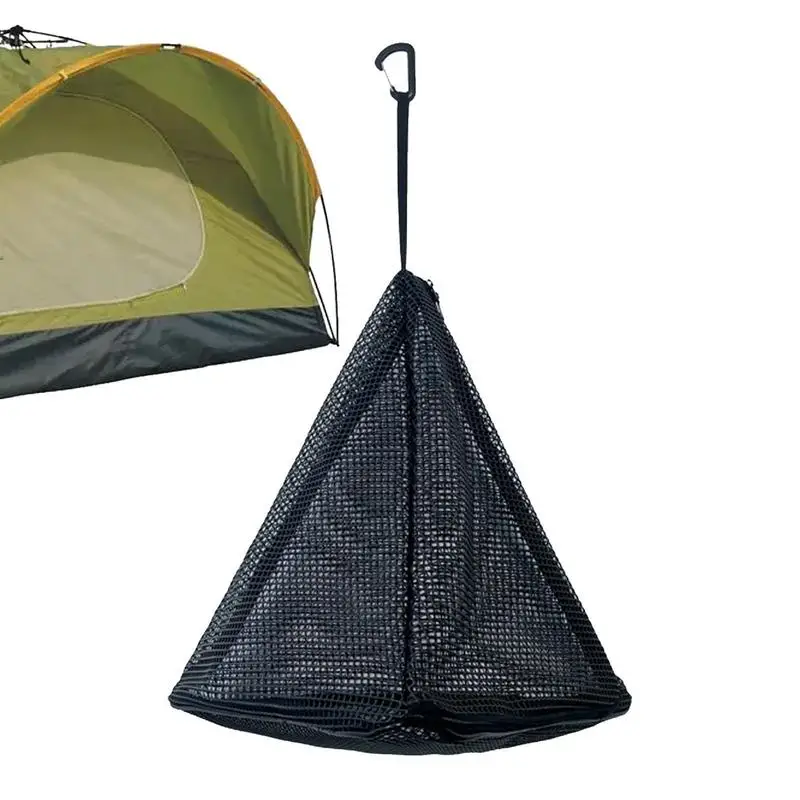 

Drying Net Triangle Free Drying Hanging Mesh Storage Net Tent Food Dryer Net Basket For Outdoor Camping Organizer Mesh Storage