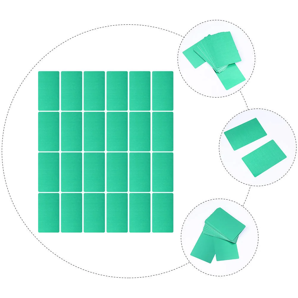 Small Card Engraving Blanks Products Aluminum Business Name Metal Cards Nameplates Making