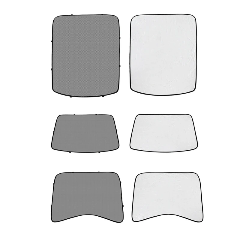

Shade Compatible for Car Model3 Front Rear Sunpoof Supplies Car Proof Decoration Household Accessory