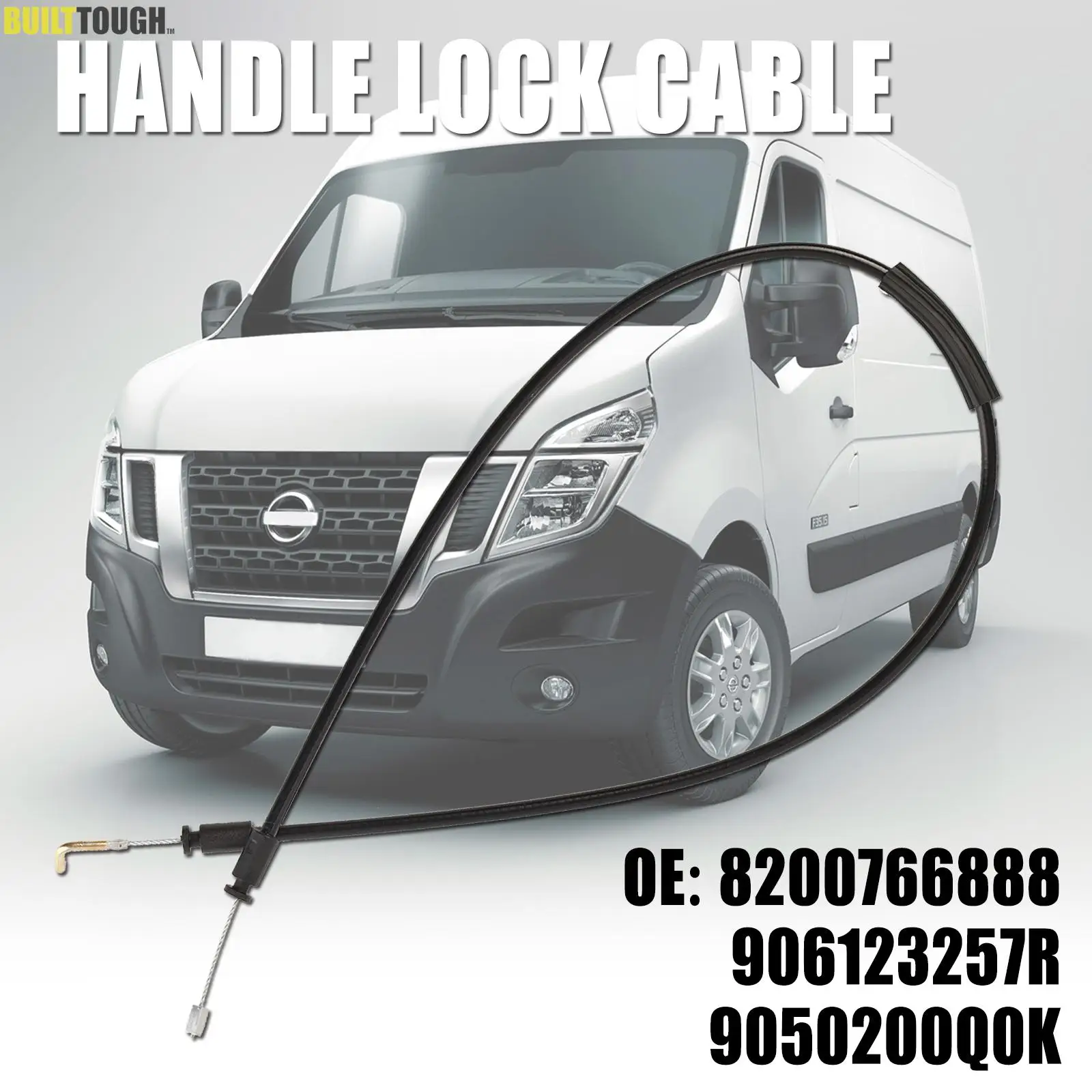 

Внешний кабель защелки передней двери для Renault Master Vauxhall Movano Nissan NV400 кабель блокировки управления разблокировкой двери 8200766888
