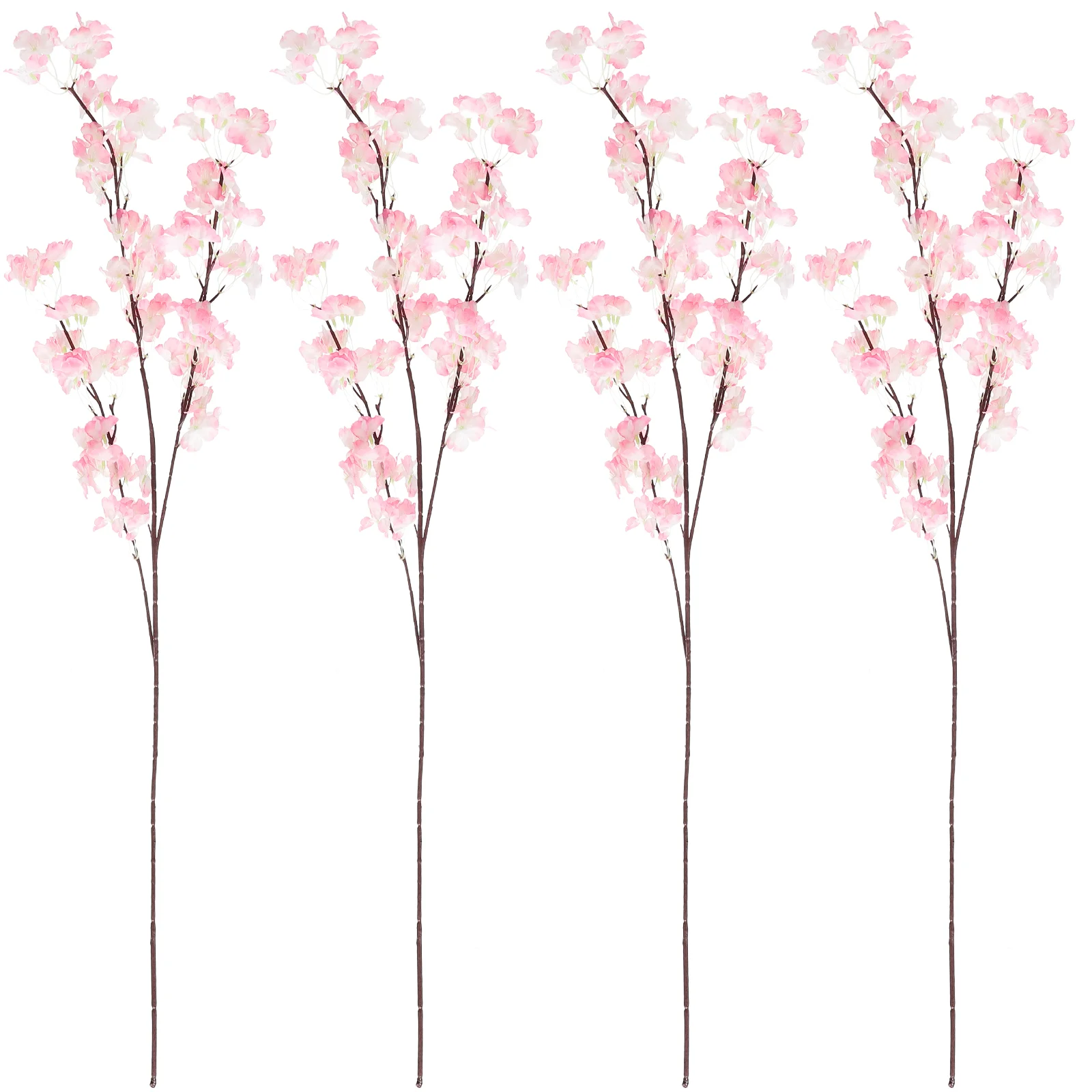 

Branches Artificial Faux Flowers Flower Stems Silk Vase Sakura Fake Decor Picks Branch Diy Cloth Spring Peach Stem Realistic