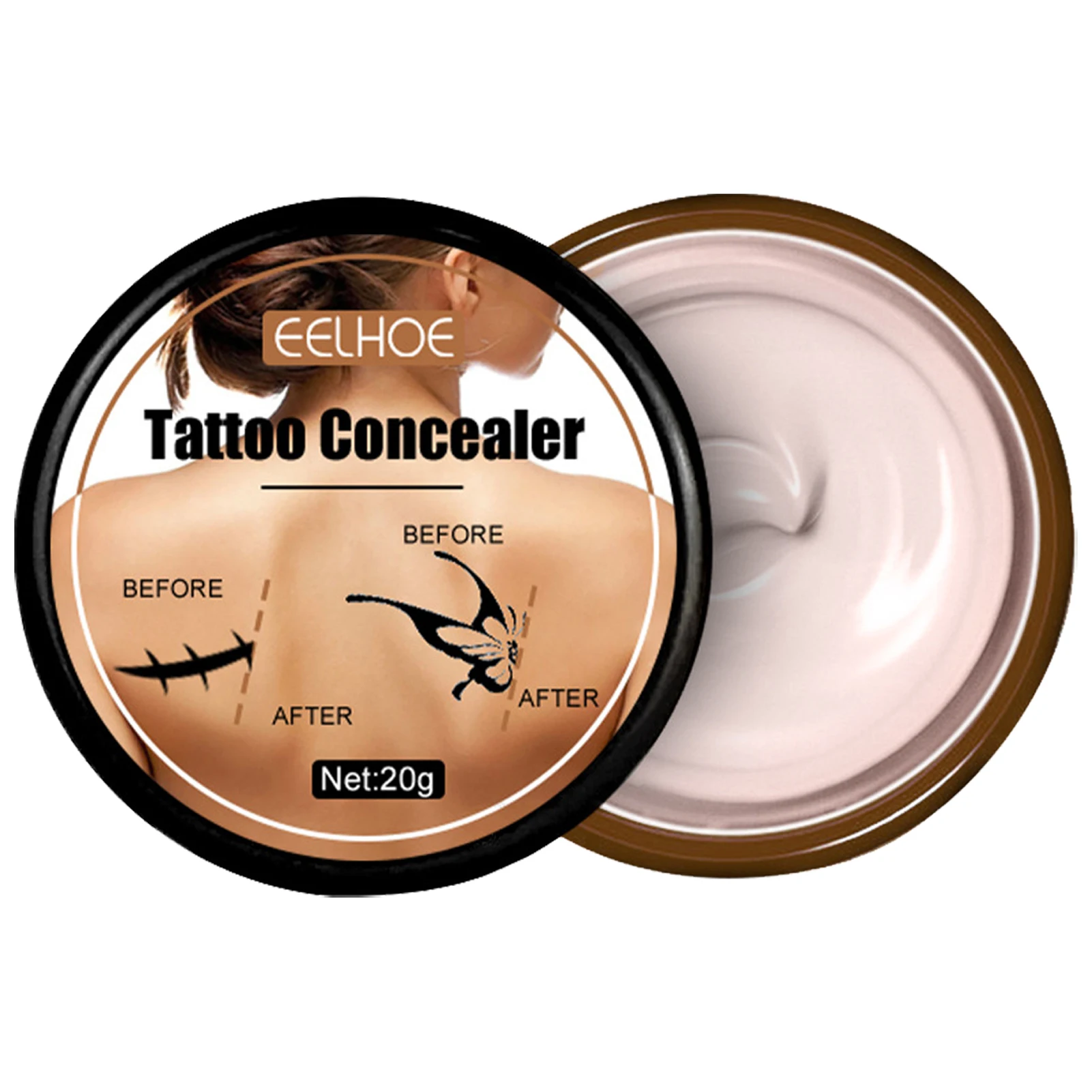 

Tattoo Cover-Up Makeup Waterproof Tattoo Concealer For Dark Spots Scars Scar Hiding Spots Birthmarks Concealer Makeup Cover Up