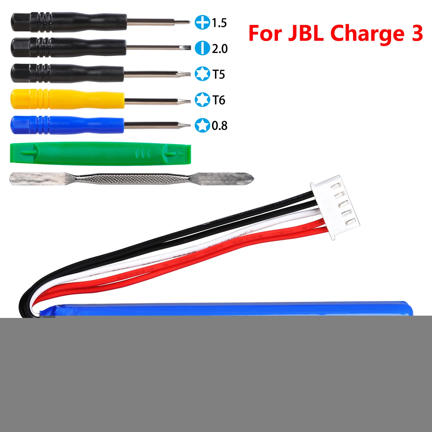 

2023New 3,7 V 6200mAh батарея GSP1029102A для JBL Charge 3