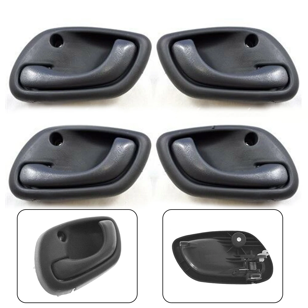 

4pcs Interior Inner Inside Door Handle Kit For Chevy Tracker Front & Rear Driver & Passenger Side Interior Door Handle Set 99-04