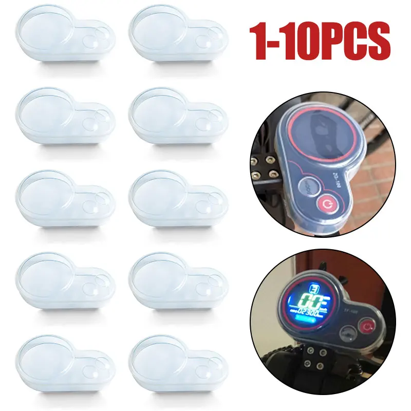 

10pcs Dashboard Finger Throttle LCD Display Silicone Cover Waterproof Transparent Protective Cap For Electric Scooter Instrument