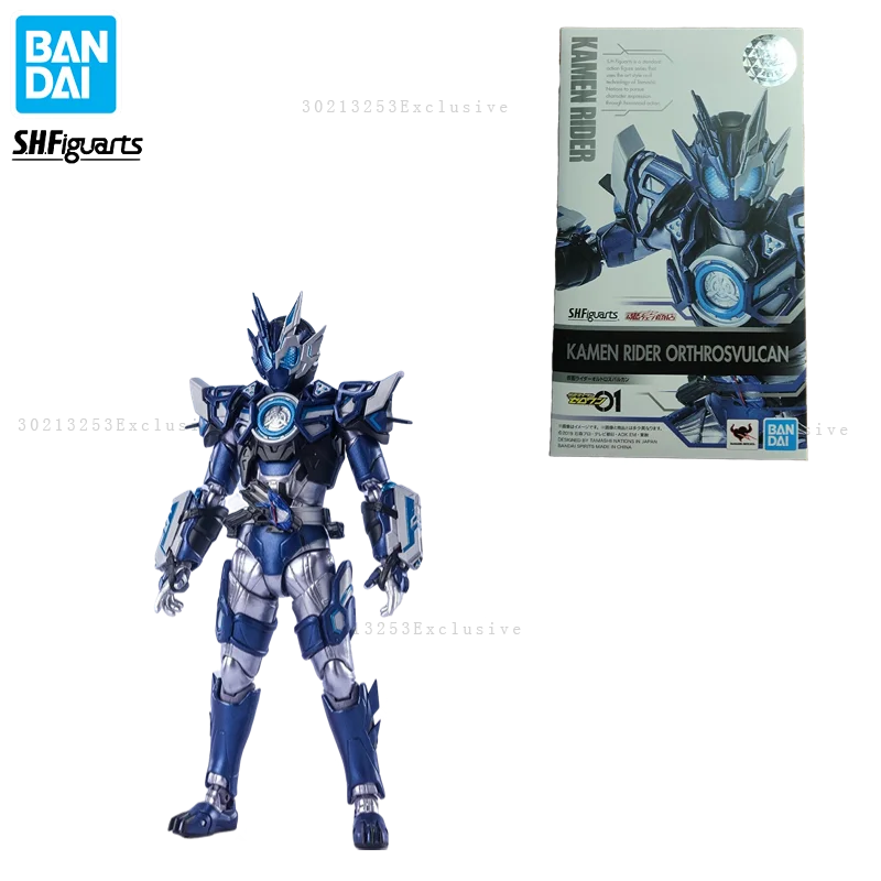 

In Stock Bandai Soul Limited SHF Kamen Rider 01 Orthos Balkan Japanese Wolf Anime Action Figure Toy Gift Model Collection Hobby