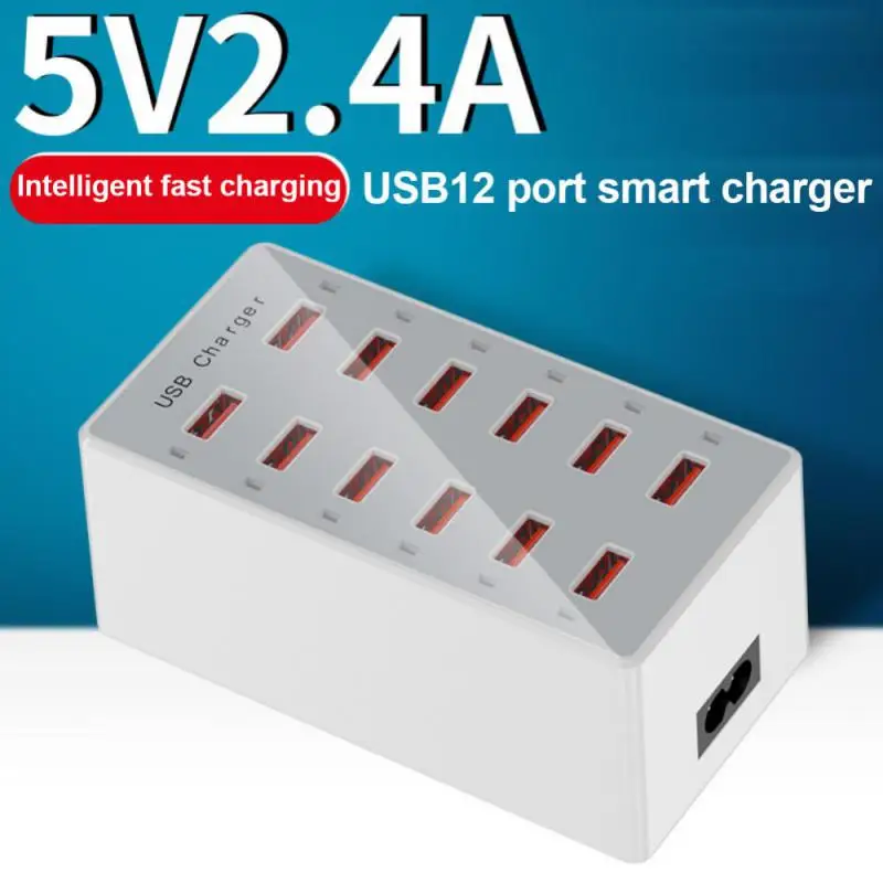 

Multi-function Home Studio Row Socket 12 Ports USB Fast Charging Mobile Phone Charger USB Socket For IPhone Samsung Huawei