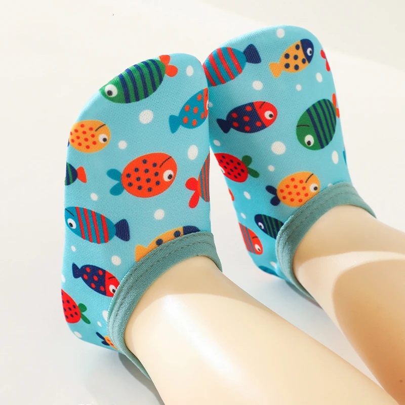 Children Swimming Surf Sports Sneakers Summer Thin Anti-slip Aqua Swim Floor Socks Baby Kids Cartoon Pool Beach Water Shoes