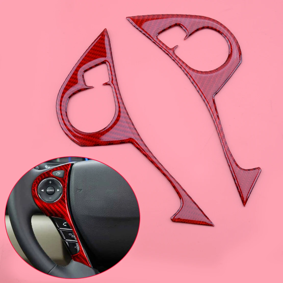 

1 пара, автомобильные чехлы для руля Honda Accord 2013 2014 2015 2016 2017