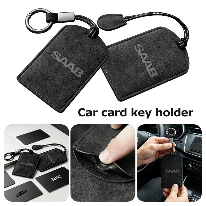 Фото Чехол-ключница для NFC-карты автомобиля, полная защита, аксессуары для SAAB Scania Turbo X Monster 9-2X GT750 9-7 600 99 9-X №1