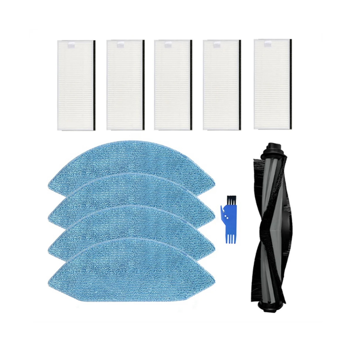 

Аксессуары для робота Ecovacs Deebot OZMO U2 Pro DGN22 U2, основная щетка, фильтр НЕРА, тряпочка для швабры