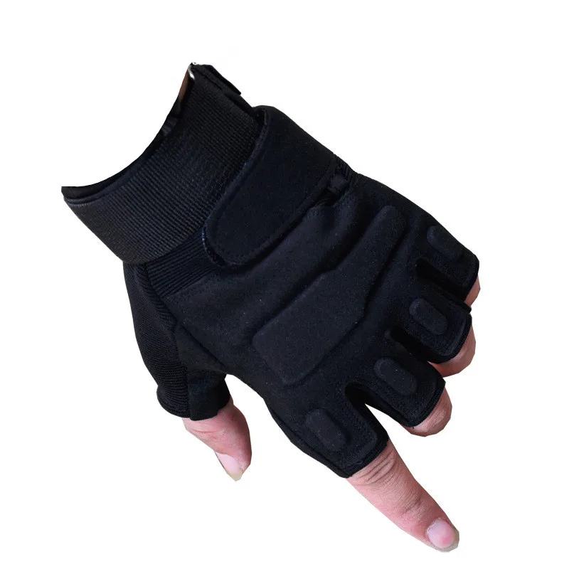 

Grapple boxing Training Fan Half-Fingers Black Hawk anti-slip Winter unisex Golf Gloves with skid resistance