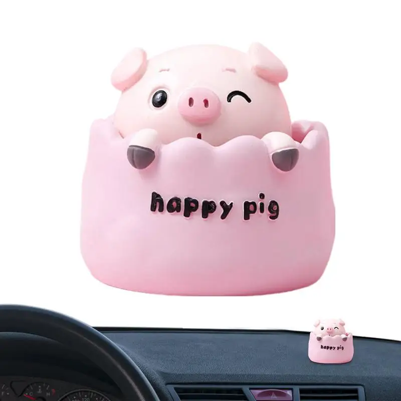 Детская полимерная Статуэтка Счастливая Свинка