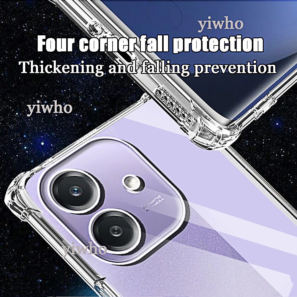 Фото Прозрачный чехол для телефона Oppo A40 4G A60 A40m A80 5g, защитный чехол для камеры на заднюю панель A79 A59 A98 A78 A58 A38 A18 №2