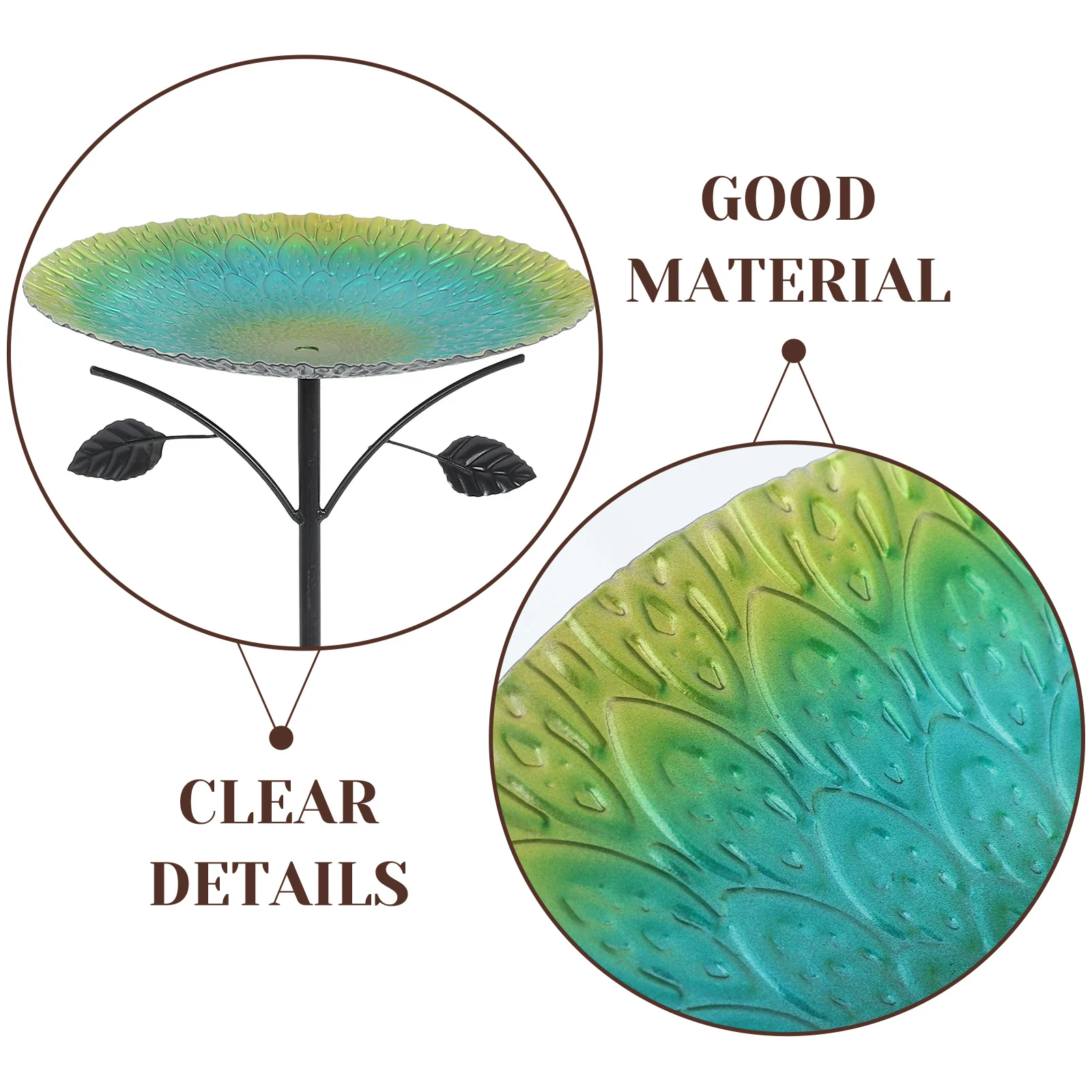 Миска для ванны с птицами кормушка воды уличные украшения палубы улицы миски