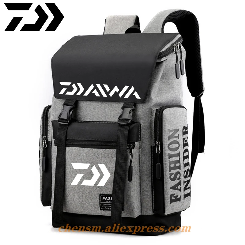 

2022 Daiwa рыболовный рюкзак зимняя мужская Спортивная дышащая износостойкая водонепроницаемая сумка для рыбалки Простая Дорожная сумка