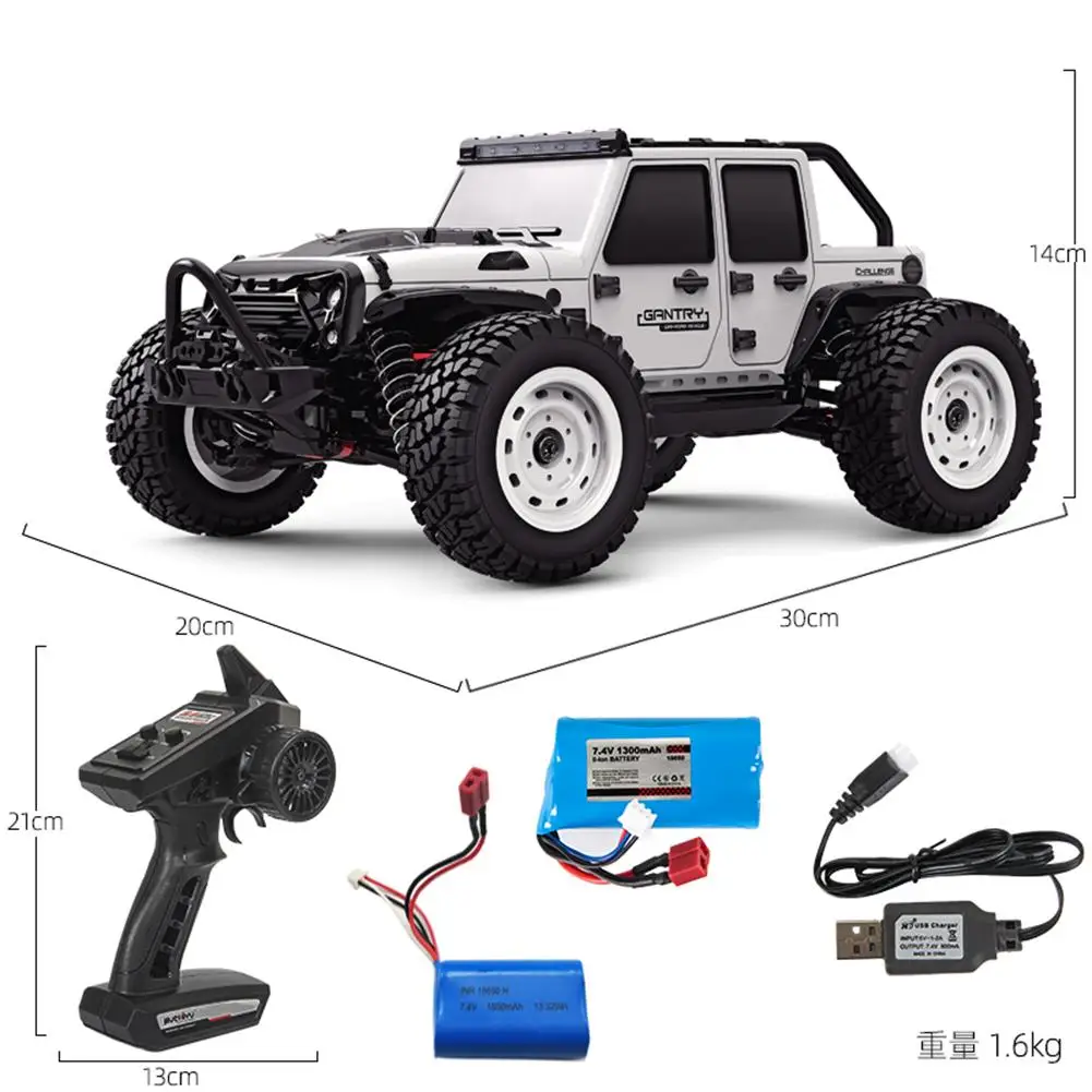 16103 1/16 2 4 GHz 4WD Rc автомобиль 390 высокоскоростная углеродная щетка Сильный магнитный