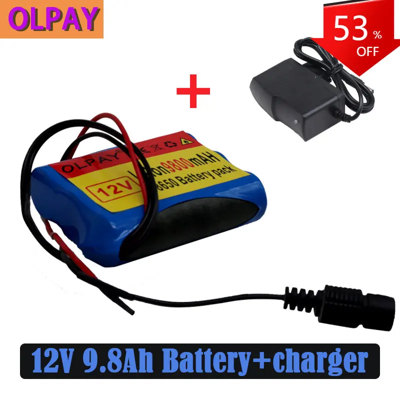 

Batterie Au Lithium 3S1P 12V 9800mAh 18650 Rechargeable, avec chargeur