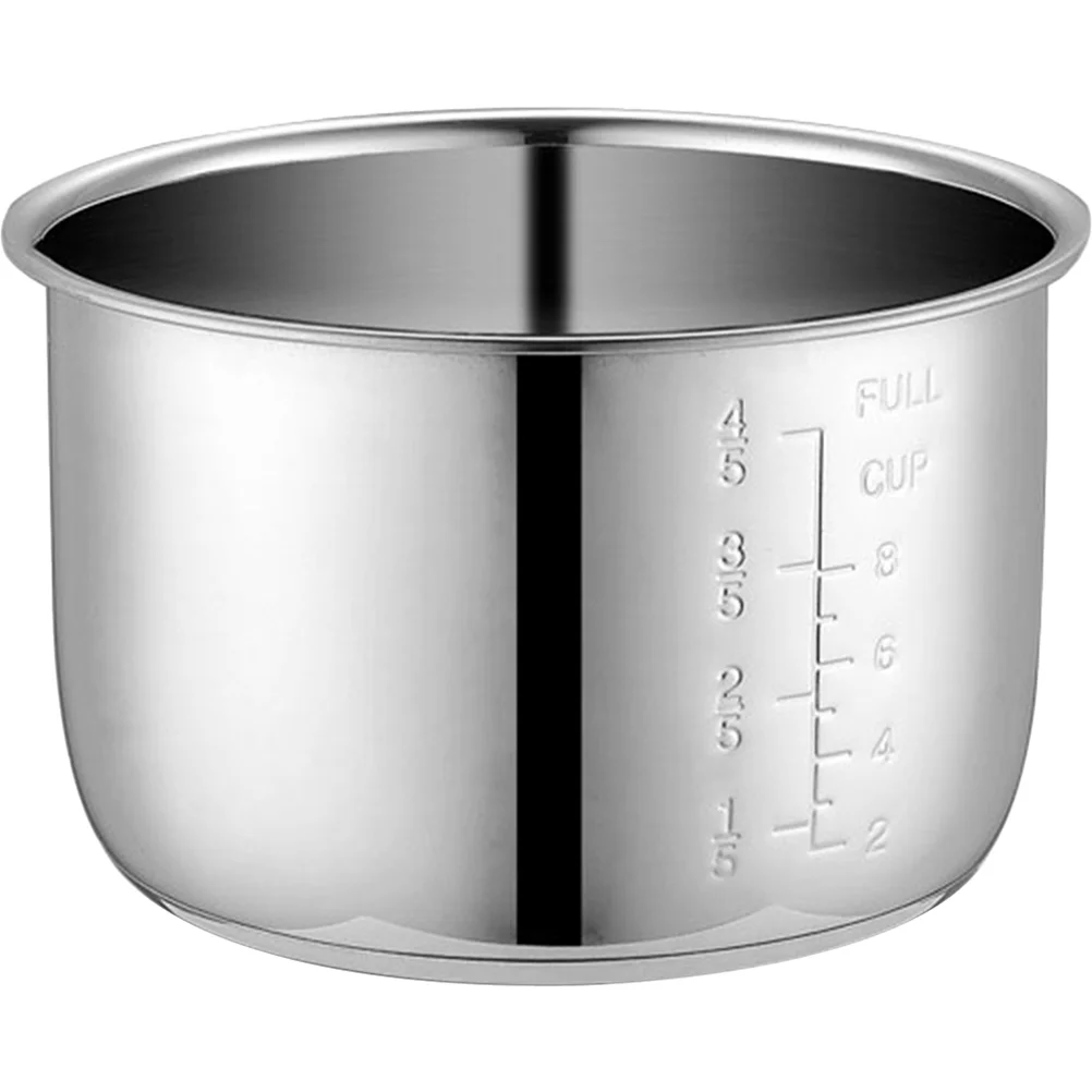 

Stainless Steel Cookware Replacement Inner Cooking Pot Rice Cooker Nonstick Insert Container Non- Thicken