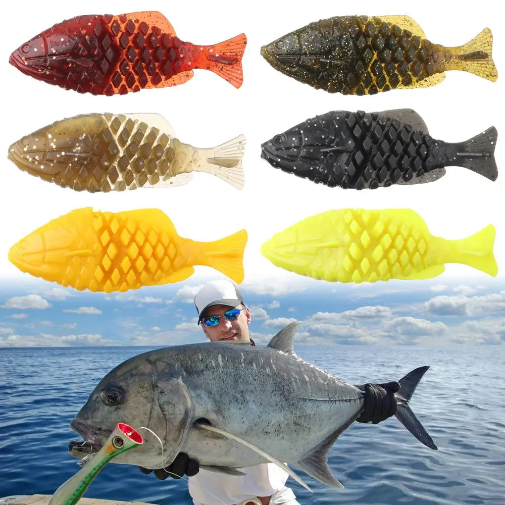 

Fish Tools Crucian Carp Fishing Lure Artificial Baits Soft Fake Bait Swimbait Fishing Tackle
