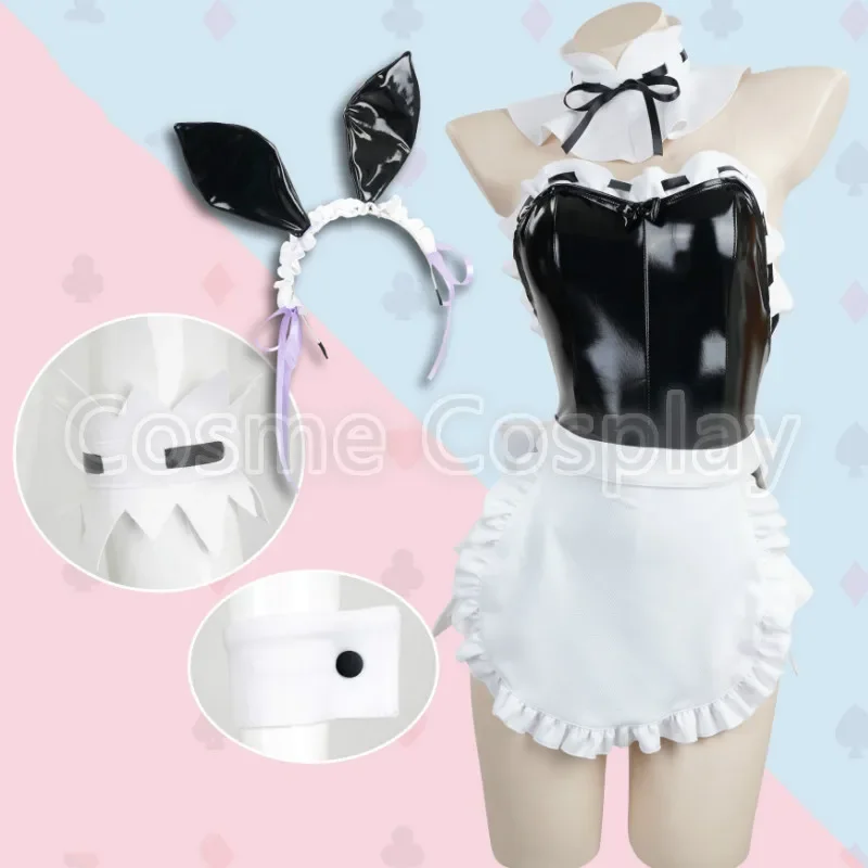 RE ZERO - Начало жизни в другом мире Rem Косплей Костюм Ram Банни Комплект одежды для