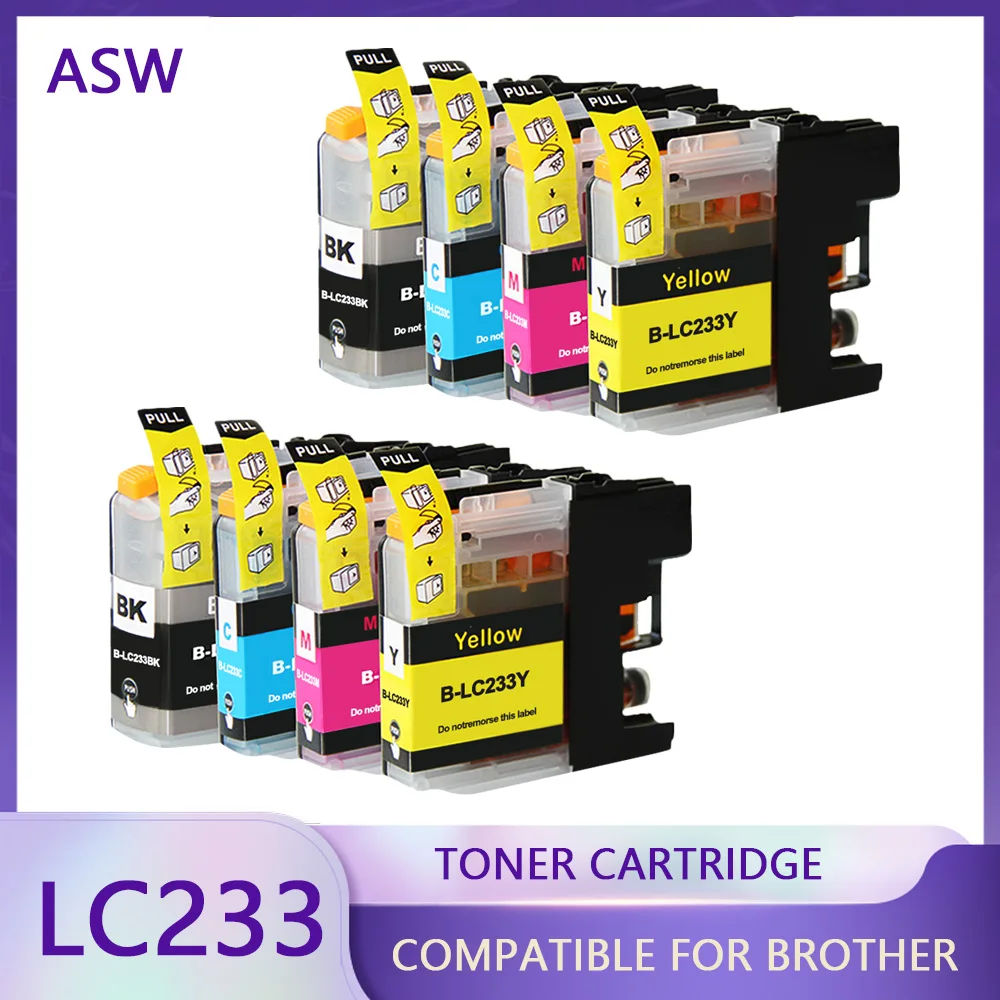 LC233 compatible ink cartridge For brother LC 233 DCP-J562DW DCP-4120DW MFC-J480DW MFC-J4620DW ink cartridge LC233 full ink