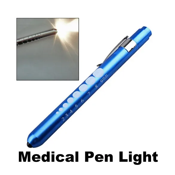 

Waterproof Ultra Long Durable Outdoors Super Bright Colorful Gift First Aid LED Pen Light Flashlight Torch Nurse EMT Emergency