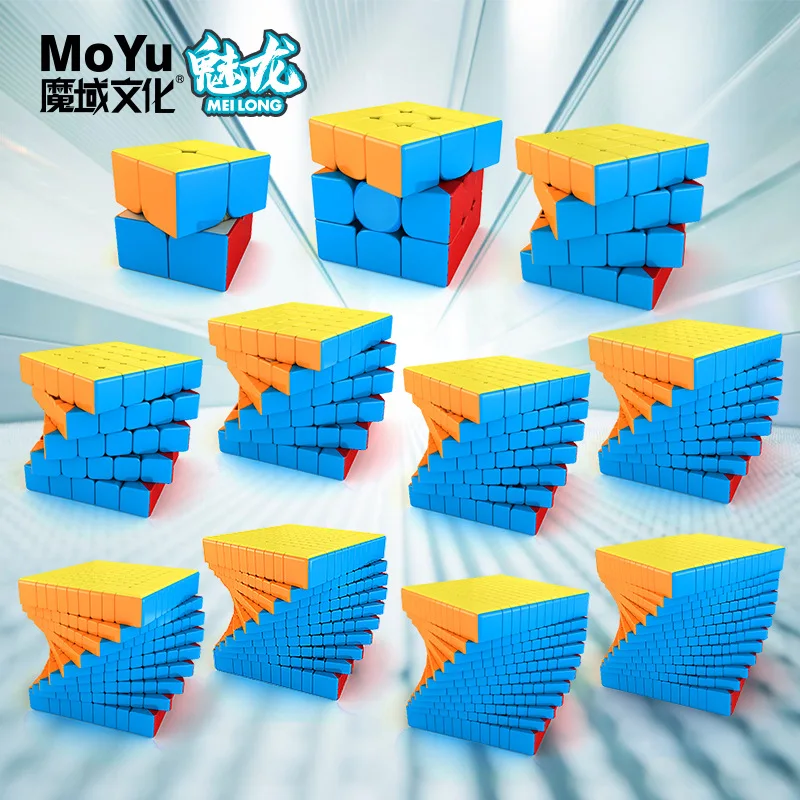 [Picube] MoYuMeilong 2x2 3x3 4x4 5x5 6x6 7x7 Волшебные кубики Megaminx 2x2x2 3x3x3 4x4x4 5x5 5 скоростных кубиков-пазлов, игрушки, подарок, кубик