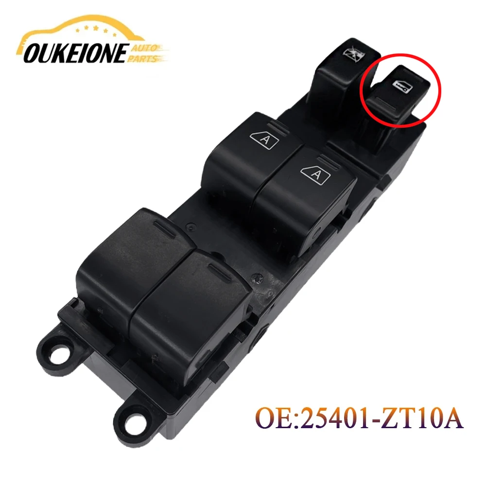 

Аксессуары для Nissan Titan 2004-2012 Armada 2004-2007 с левым рулем, главный переключатель управления стеклоподъемником, кнопка 25401ZT10A