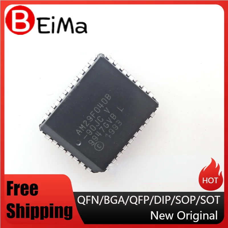 

(5-10piece)AM29F040B-90JC AM29F040B PLCC Provide One-Stop Bom Distribution Order Spot Supply