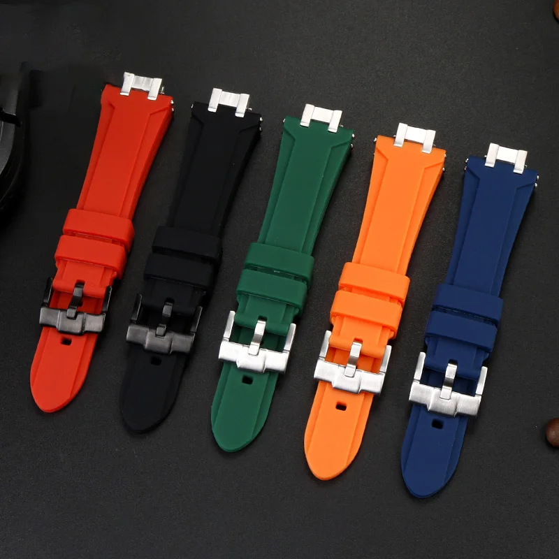 For Maurice Lacroix AI1108 AIKON series bracelet AI6008 silicone watch band AI6007 AI6038 AI6058 6006 quick release Rubber strap