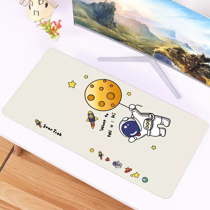 

Astronaut Gaming Mouse Pad Cute Anime Mousepad Large Kawaii Mouse Mats Carpet Cartoon Keyboard Computer Office Laptop Desk Mat