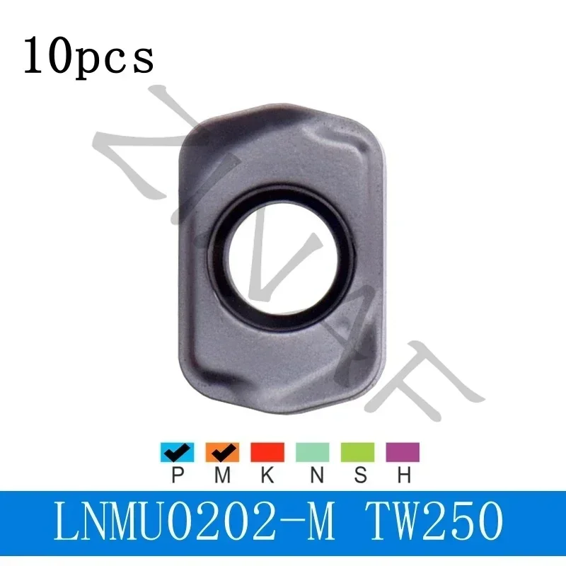 

EXN02R Фрезерный стержень малой диаметром с быстрой подачей, высокоэффективное грубовое фрезерование EXN02R, двухстороннее фрезерное лезвие LNMU0202