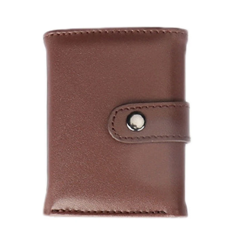 

Кредитный бумажник, мужской, женский, мужской, металлический, с защитой RFID, блокирующий бумажник, деловой, винтажный Футляр для кредитных ка...