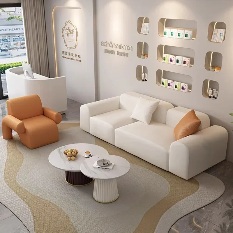 Современные диваны из скандинавской кожи удобный расслабляющий элегантный