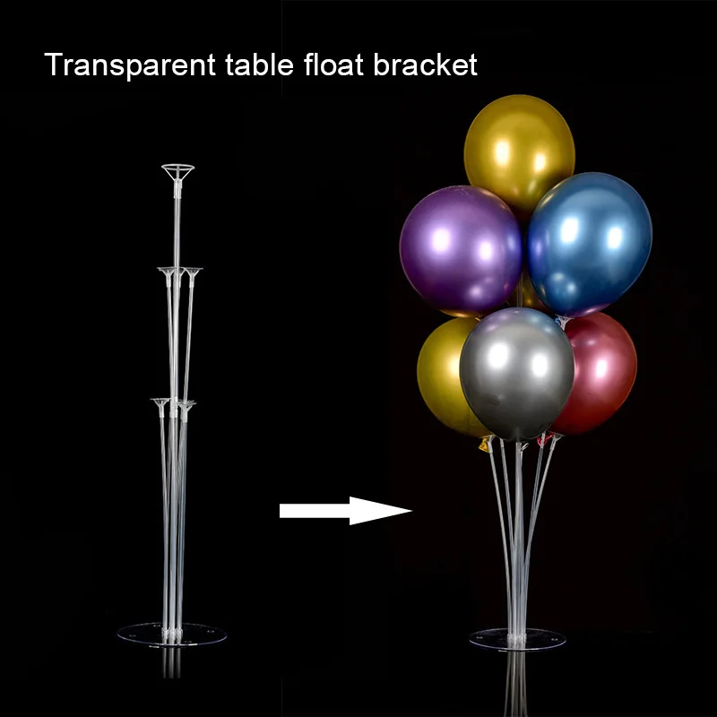

1Set 7 Tubes Balloon Stand Ballon Holder Column Confetti Ballons Baby Shower Birthday Party Wedding Xmas Decoration Supplies