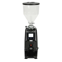 italian electronic control quantitative coffee grinder commercial cafe electric flour mill household touch screen automatic
