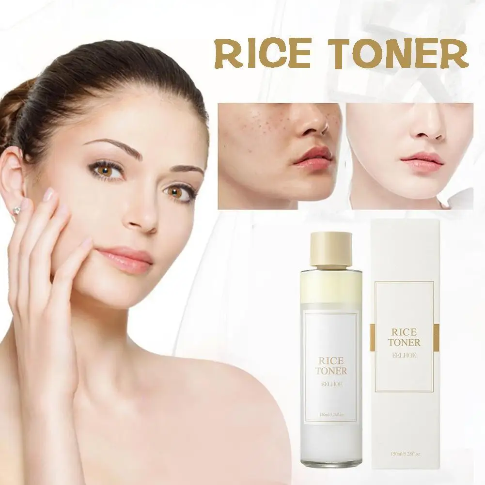 

150ml Rice Toner Deep Hydrating Repair Barrier Firming Brighten Skin Shrink Pore Brighten Improve Fine Line Cosmetics