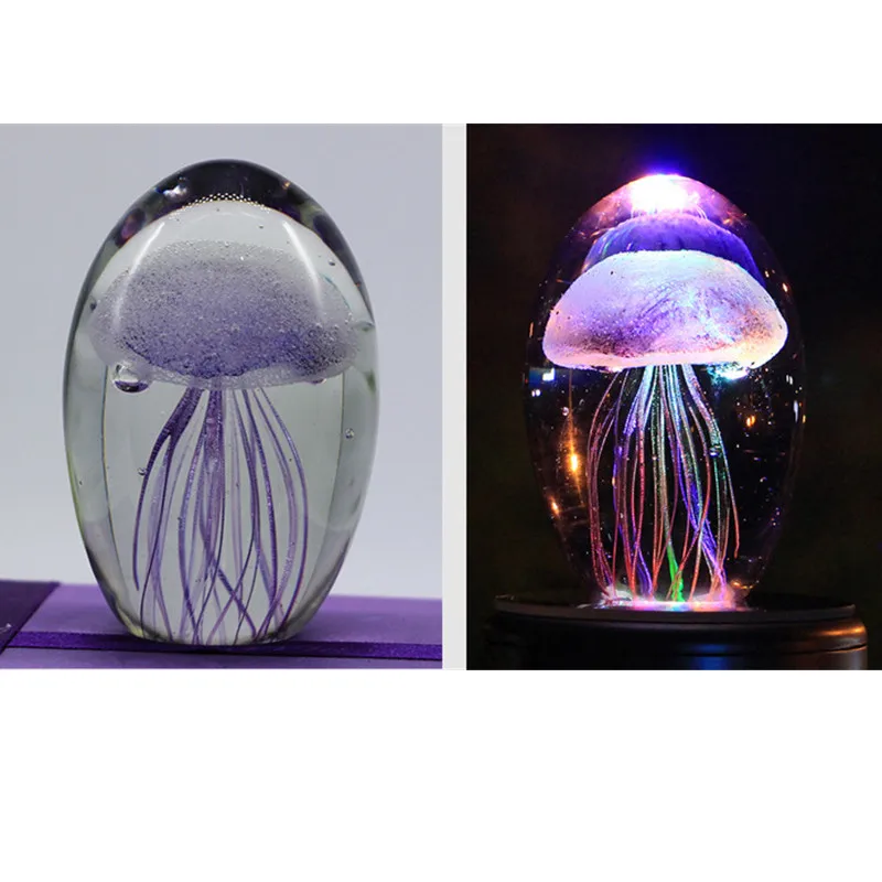 3d-лампа в виде Медузы для детей Детский ночсветильник светодиодная разноцветная