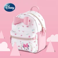 disney original new minnie womens backpack cartoon cute womens shoulder bag casual travel fashion luxury girls backpack