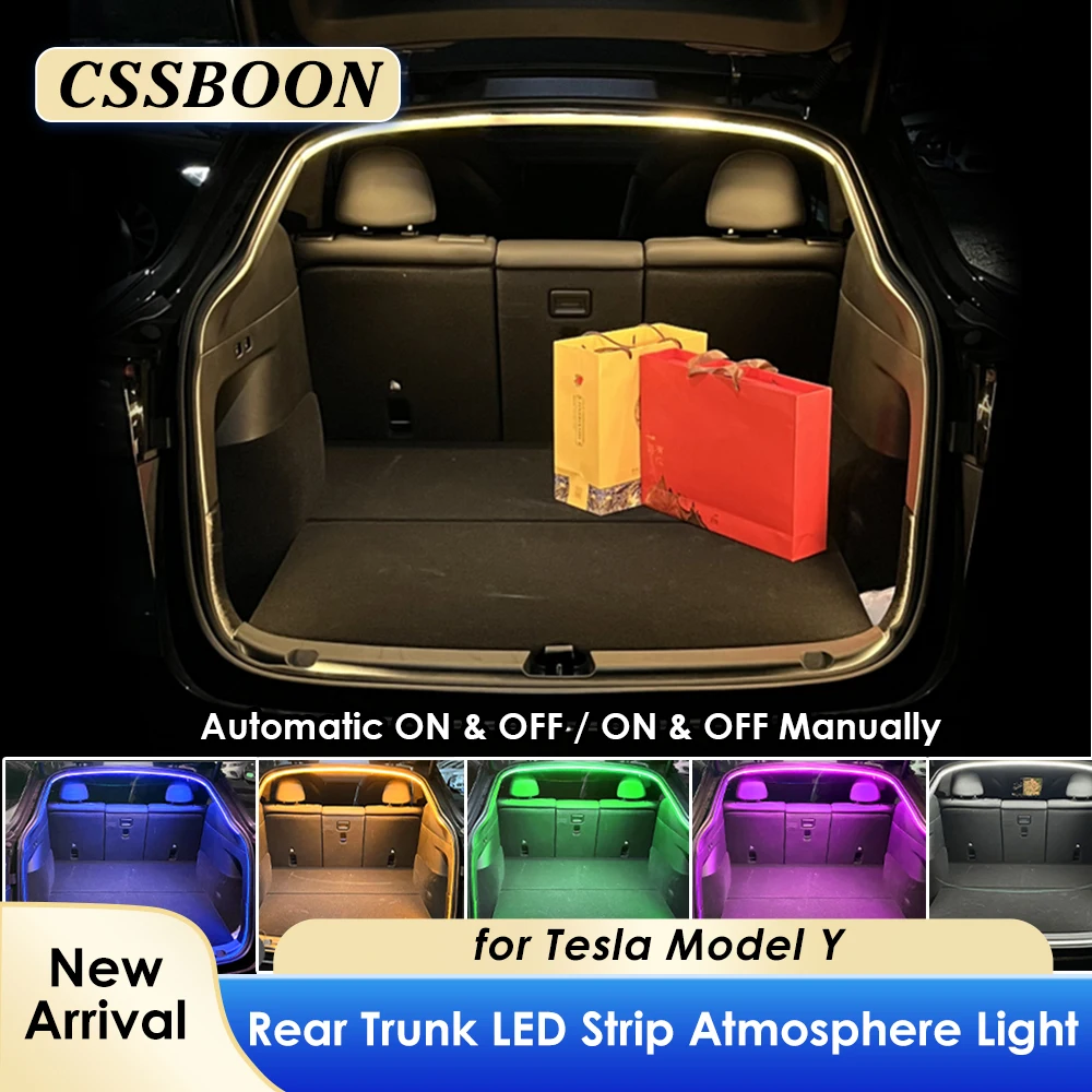 CSSBOON внутренняя Автомобильная атмосферная лампа для багажника 12V светодиодный