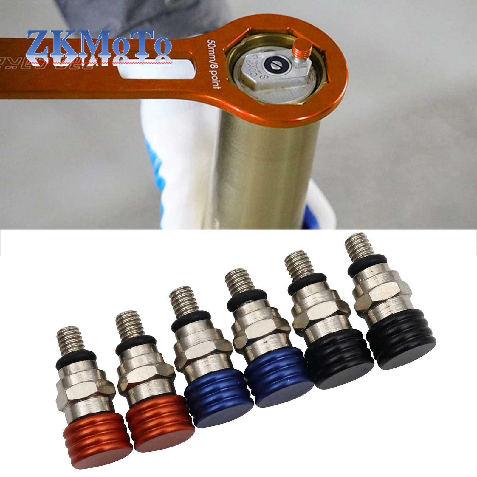 

Клапаны воздушных вилок M4x0.7 CNC для Husqvarna TC FC TE FE 85 125 250 300 350 450 501-2014 для KTM XC XCF XCW EXC EXCF