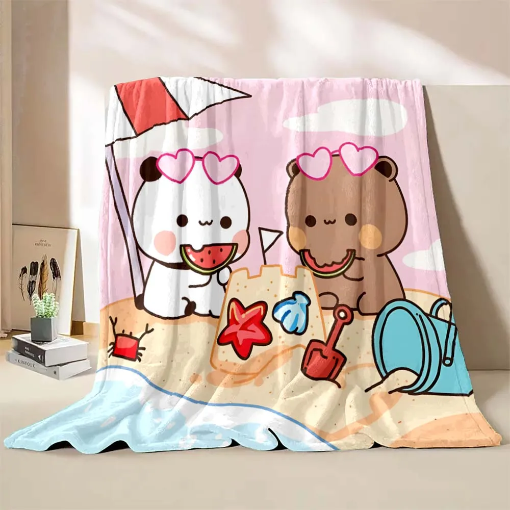 Одеяло с принтом два маленьких медведя 6 размеров