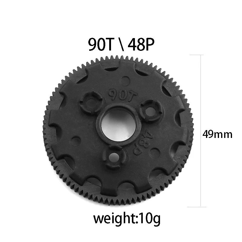 Для TRAXXAS 48P 90T Big Tooth Bandit Rustler Stampede Slash2wd 4690 запасные части аксессуары (5 шт.)