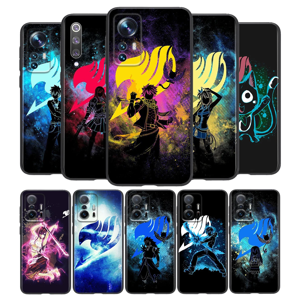 

Fairy Tail Logo Anime Silicone Cover For Xiaomi Mi 12 11i 11T 11 10i 10T 10 9 9T SE Lite Pro Ultra HyperCharge Phone Case
