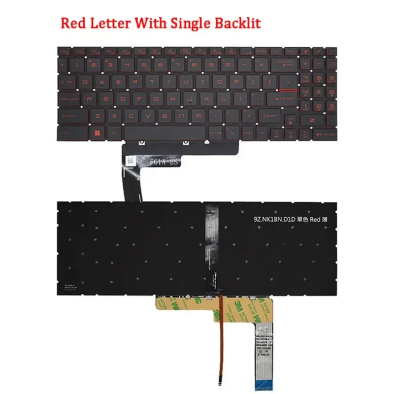 Новая клавиатура для ноутбука MSI Katana gf66 11ud gf76 gl76 gl66 Z16 MS-1582/Ible/MS-1583 MS-17L1 MS-17L2