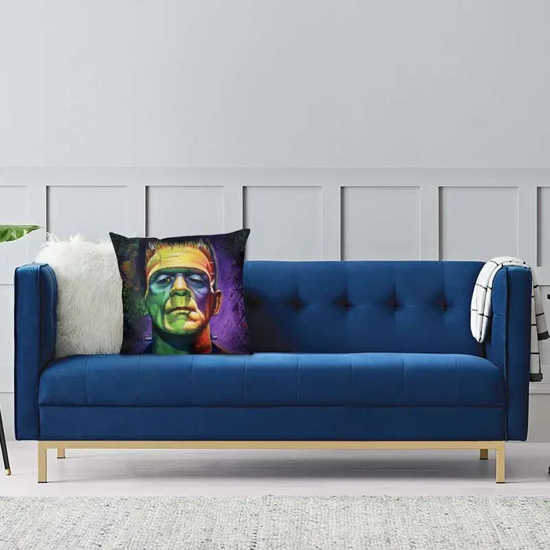 Наволочка с принтом франкки монстра из фильма ужасов наволочка для дивана