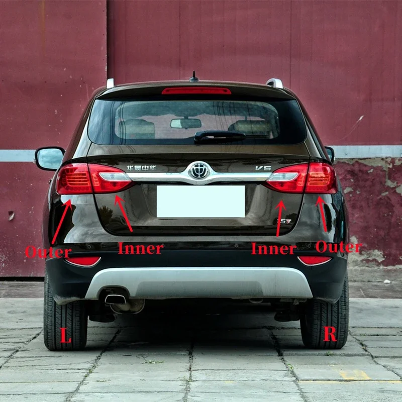 Задний фонарь в сборе для Brilliance V5 2012-2013 левый и правый фонасветильник заднего