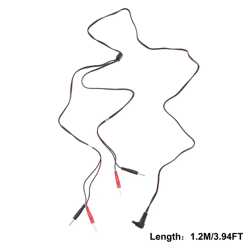 1 шт. 2 35 мм новый электрод для электротерапии провод электрическим током кабель